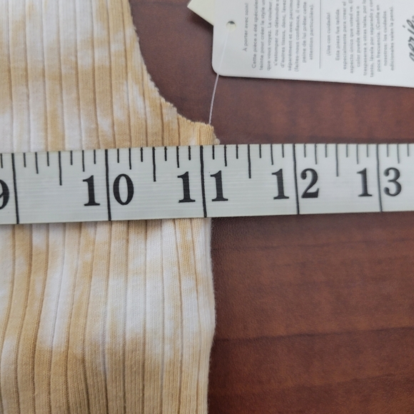 NWT Aerie Ribbed Cropped Tie Dye Tank Top XS - Picture 8 of 9